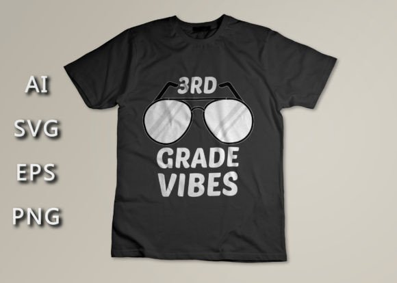 3RD Grade Vibes Back to School T-shirt: A Trendy and Practical Choice for Educators and Students