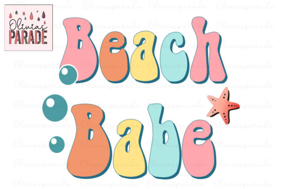 Beach Babe PNG Clipart for Creative Projects