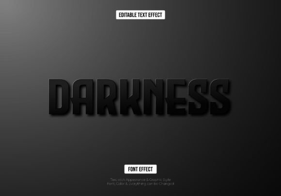 Black Darkness Text Effect Editable: A Versatile Tool for Designers and Creatives