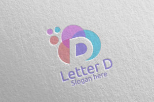 Digital Letter D Logo Design 5