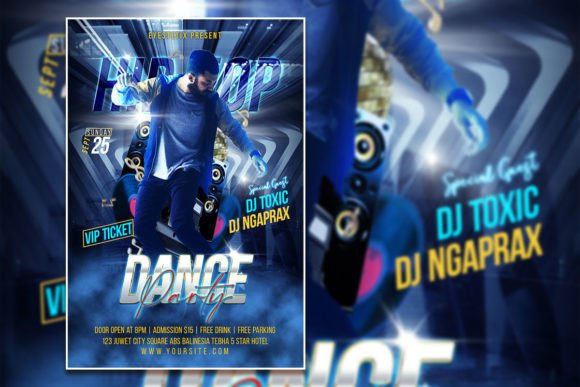 Hip Hop Dance Party Flyer Design Tips