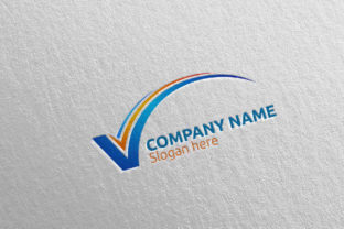 Letter V Logo Design 51: A Versatile and Professional Digital Solution