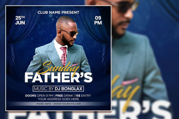 Maximize Your Father’s Day Marketing with a Professional Social Media Post and Flyer Template