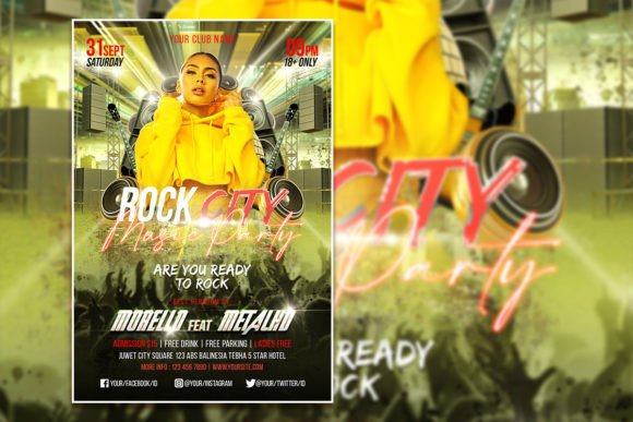 Rock City Music Party Flyer: A Creative and Practical Tool for Event Promotion