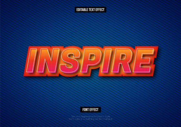 Transform Your Designs with Inspire Playful Design Text Effect